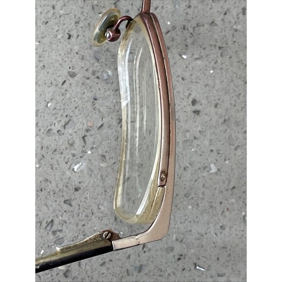 Catherine Deneuve Eyeglasses Frames ONLY PL Plum Rectangle Half Rim 51-18-135 - Picture 12 of 14